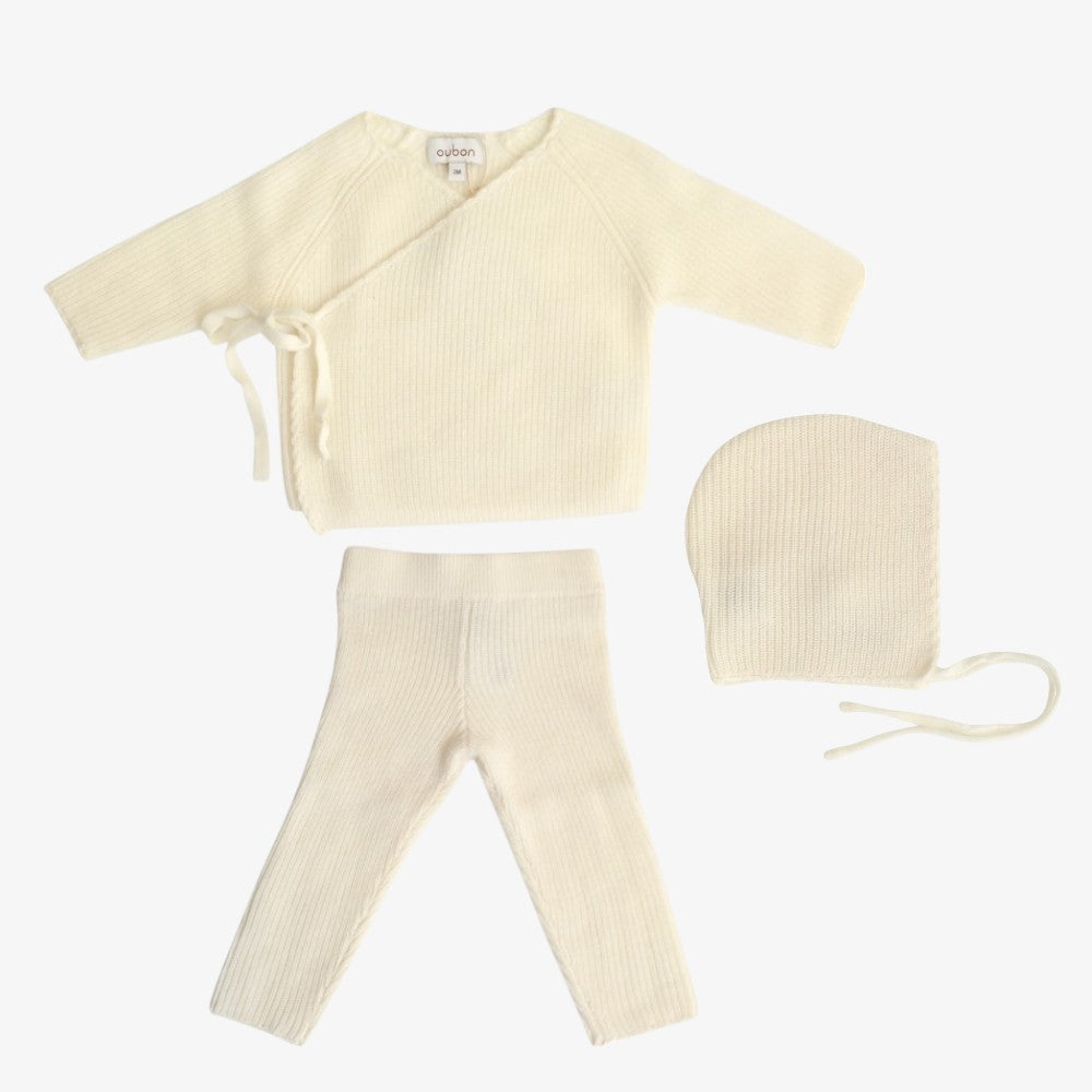 Knit 3 Piece Set - Off White