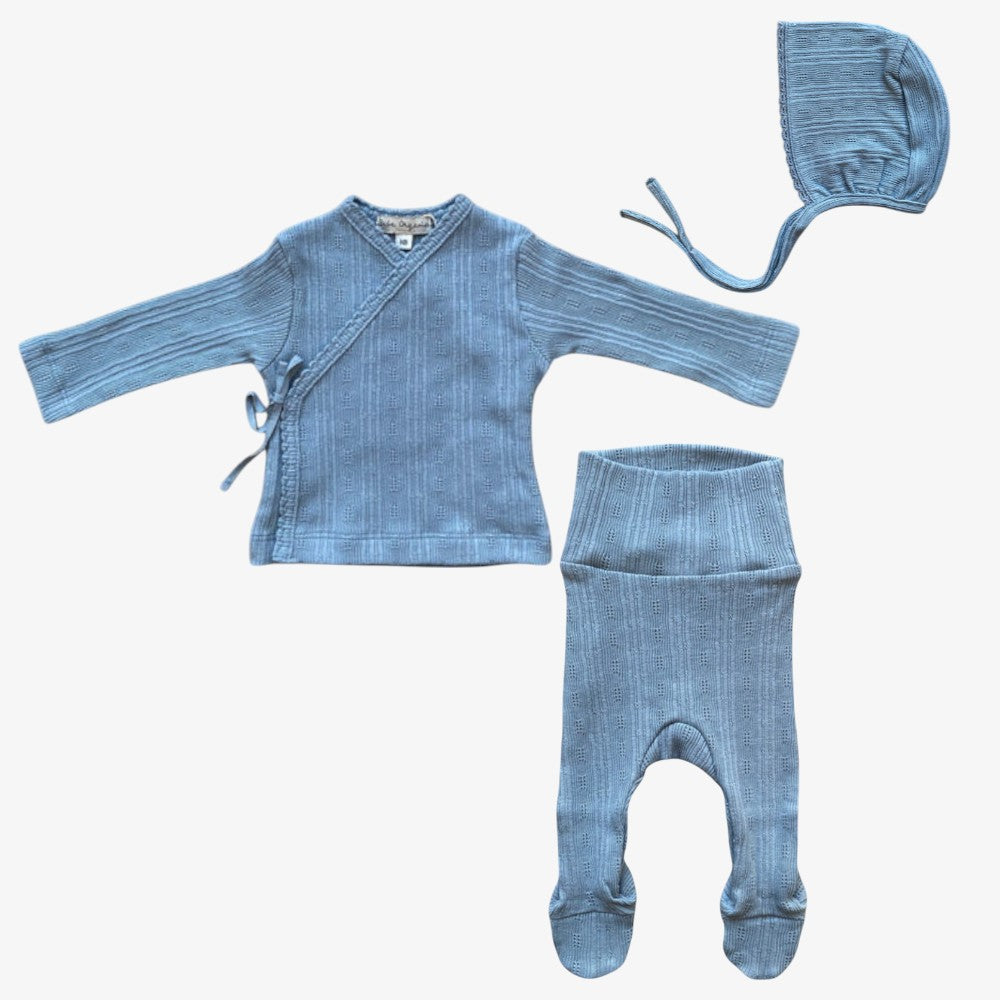 Bebe Wrap  Piece Set - Sky Blue