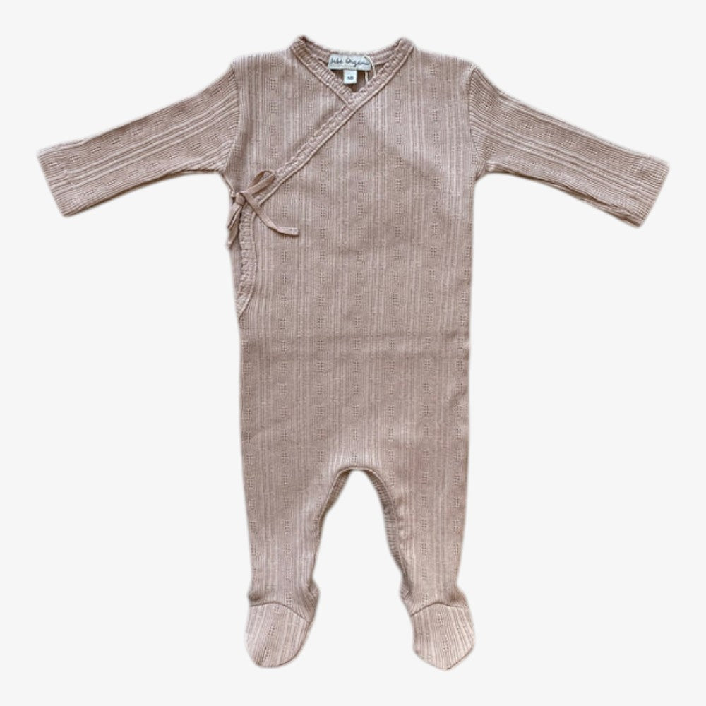 Bebe Wrap Footie - Dusty Rose