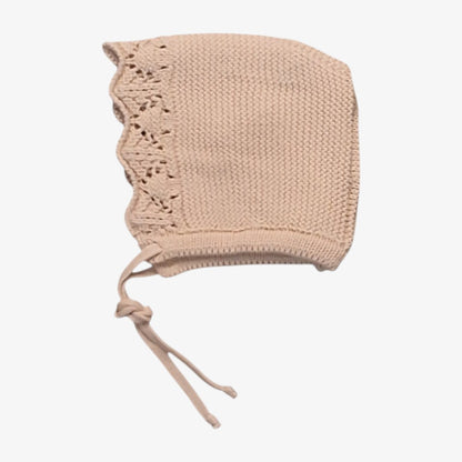 knit Bonnet - Dirty White