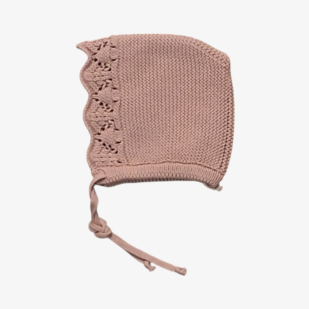 knit Bonnet - Soft Mauve