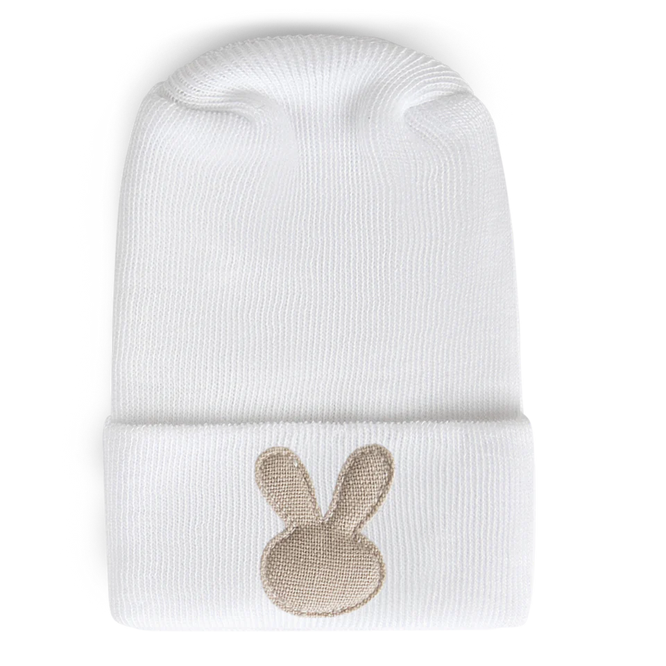 Linen Hospital Hat - Saddle Bunny