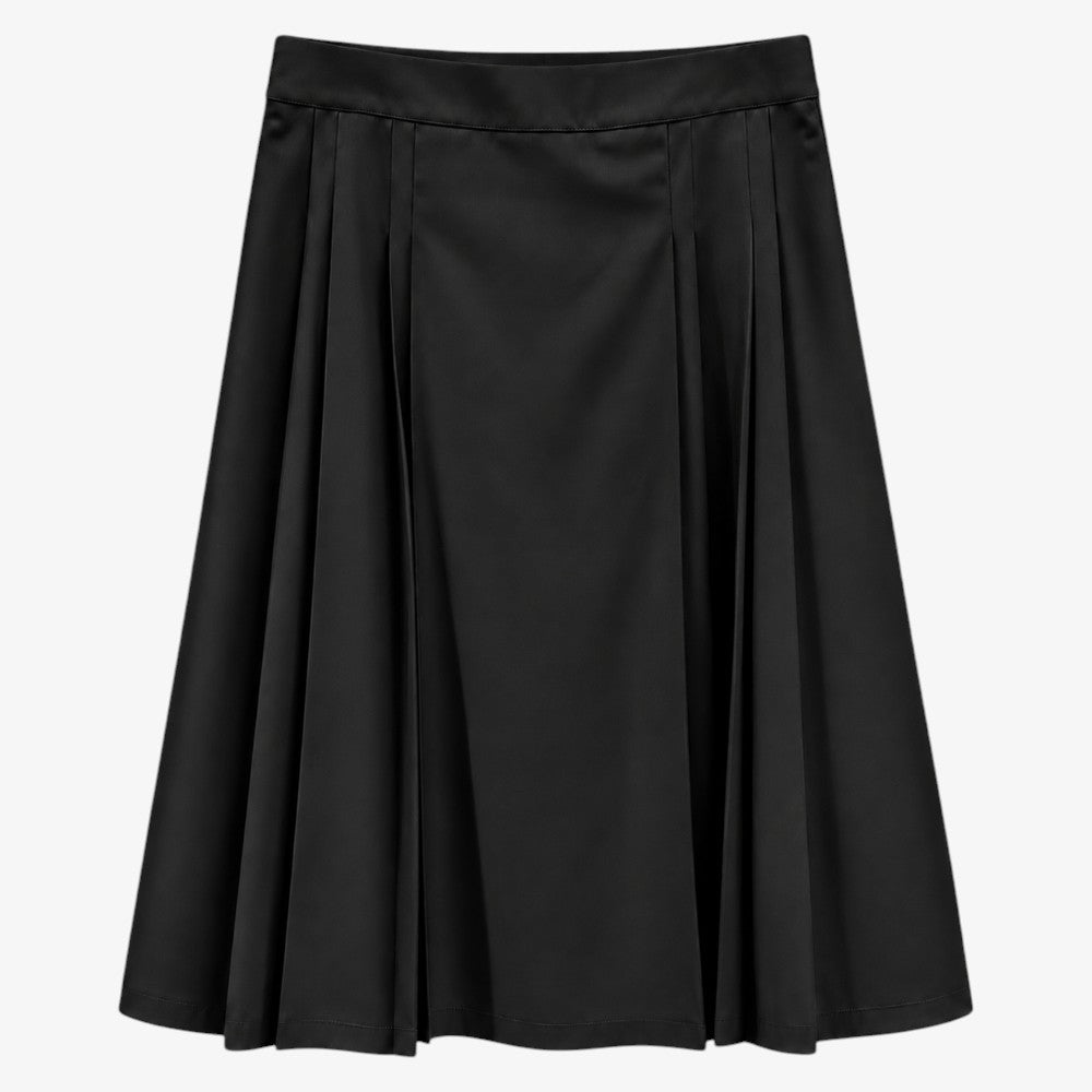 Pleat Skirt - Black