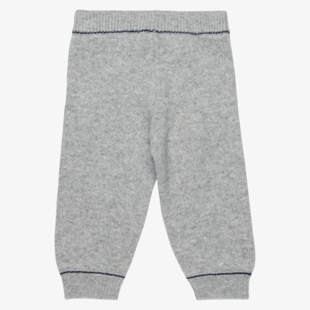 Logo Knit Pants - Grey