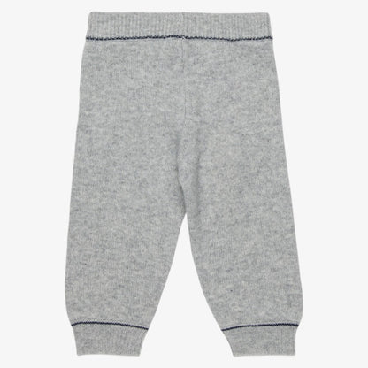 Logo Knit Pants - Grey