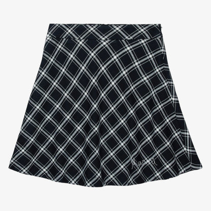 Plaid Skirt - Black