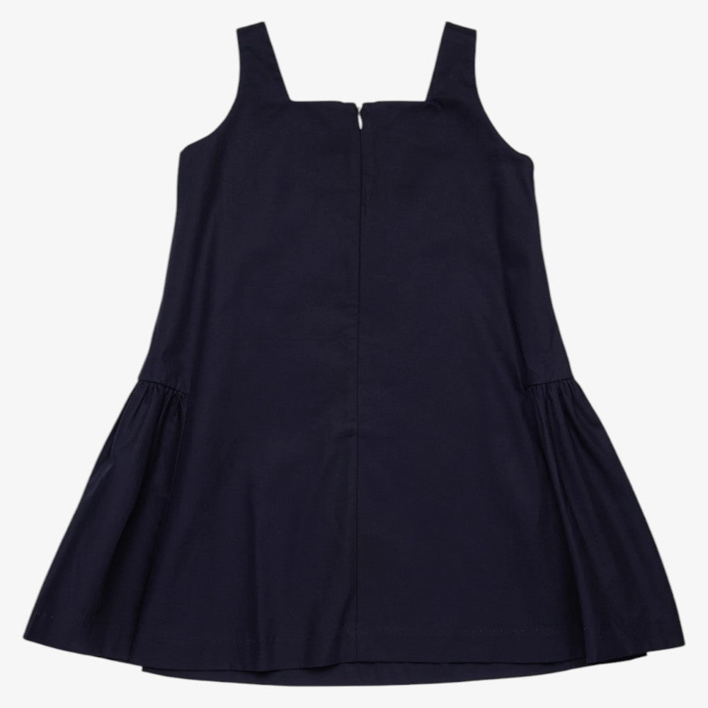 Pleated Dress - Blue Navy