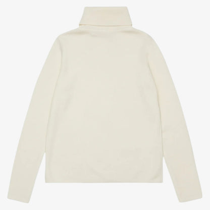 Logo Turtleneck - White
