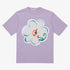 Flower Print T-Shirt - Lavender