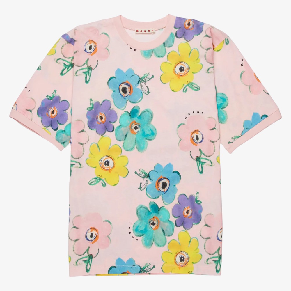 All Print T-Shirt - Pink