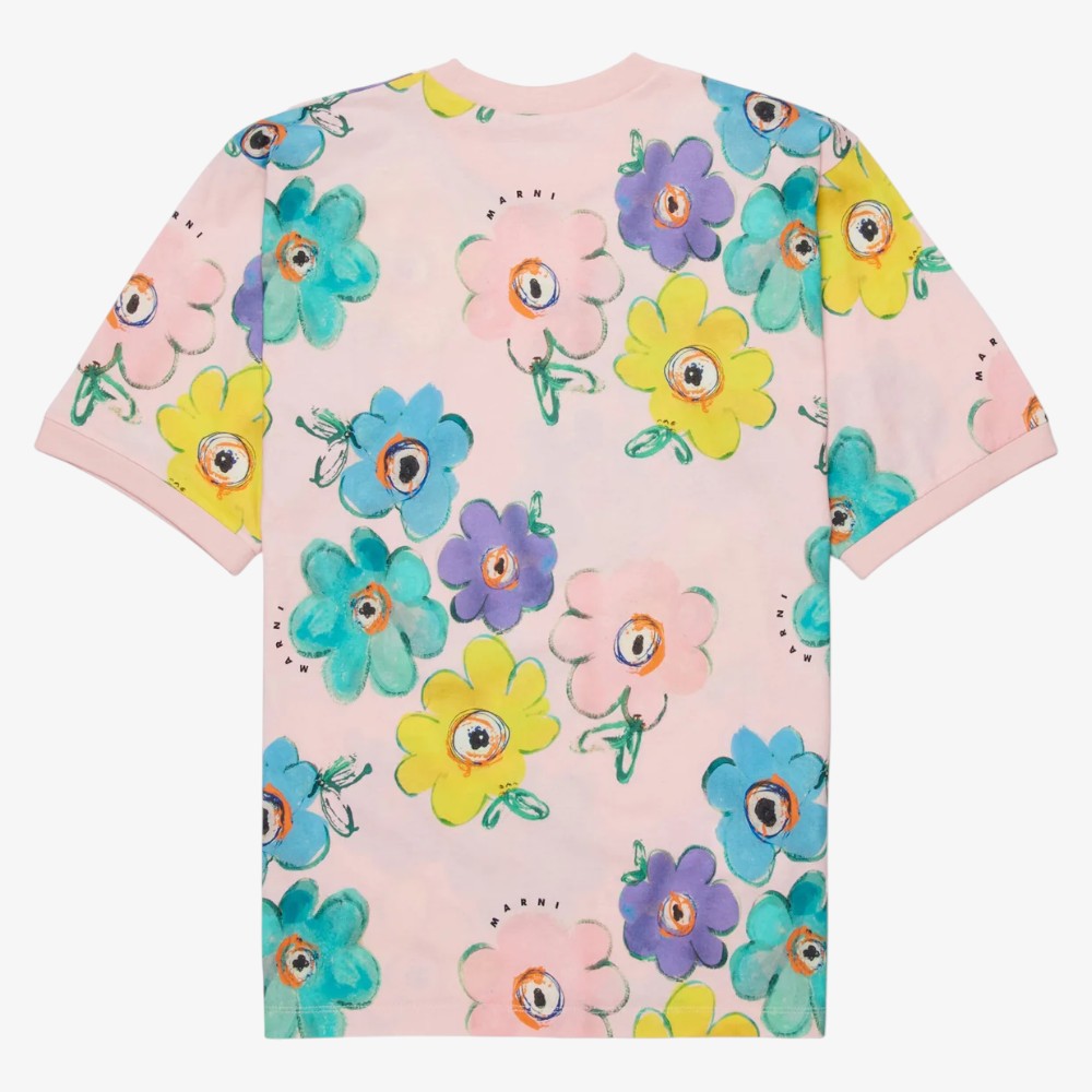 All Print T-Shirt - Pink