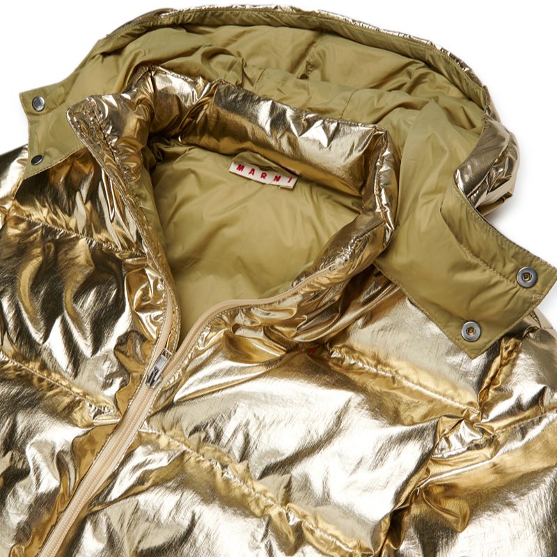Puffer Jacket - Gold
