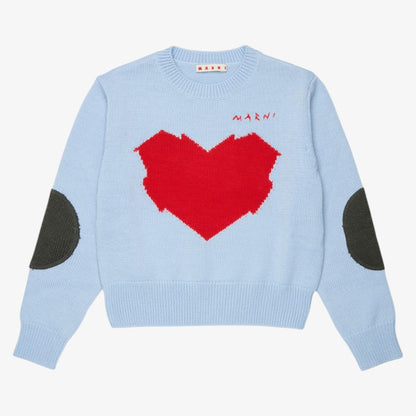 Heart Sweater - Blue