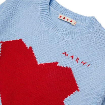 Heart Sweater - Blue