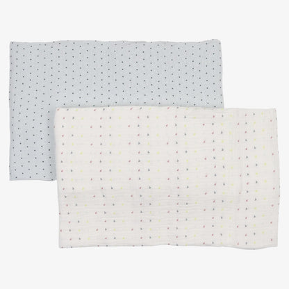 Floral Swaddle Set - Blue
