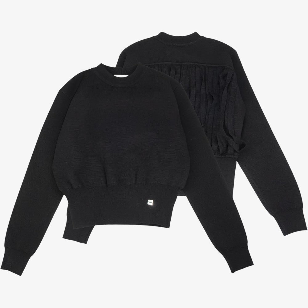 Thick Waist Sweater - Black
