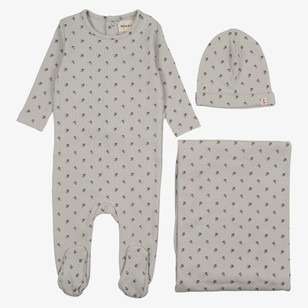 Berry Print Take Me Home Set - Blue