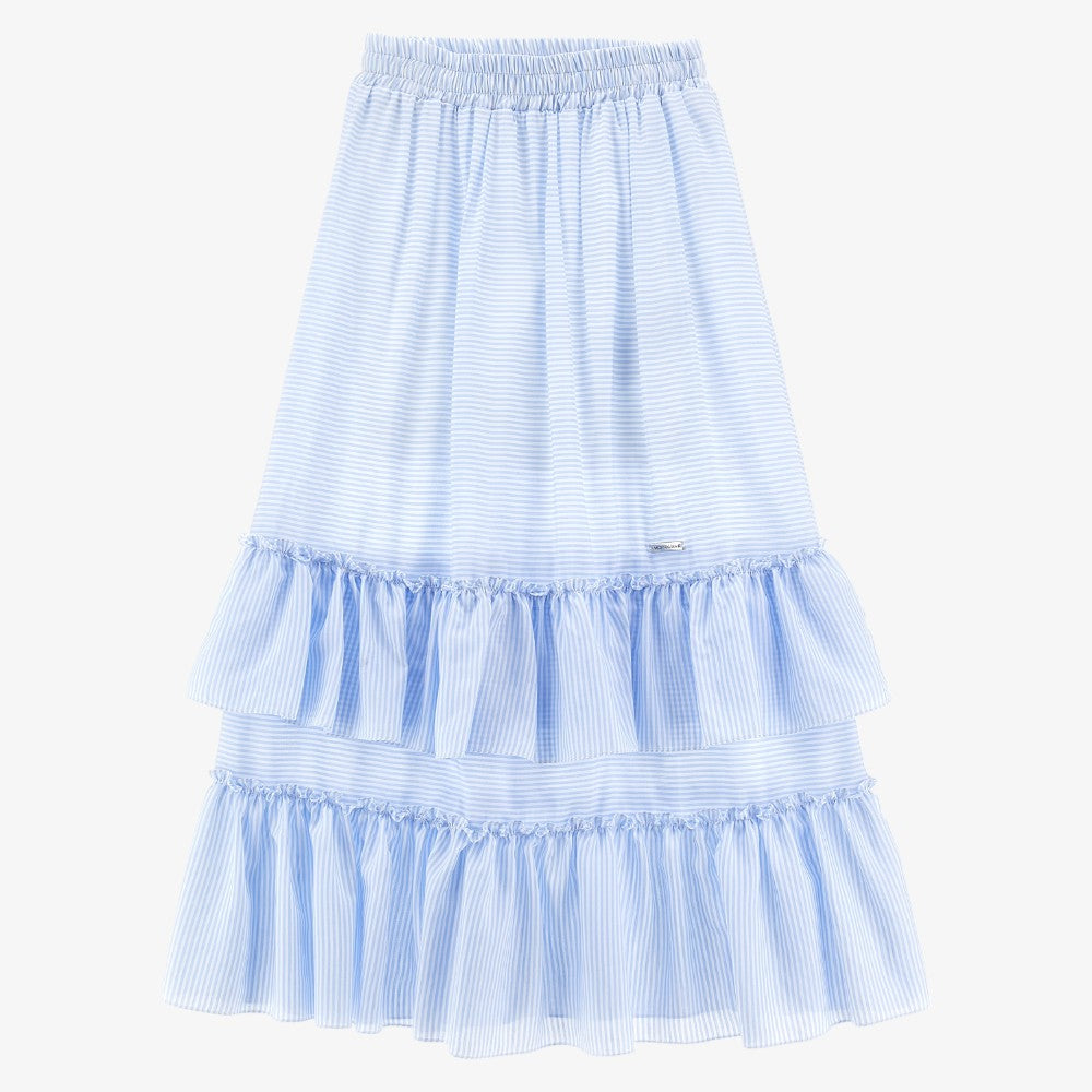 Ruffle Skirt - Blue