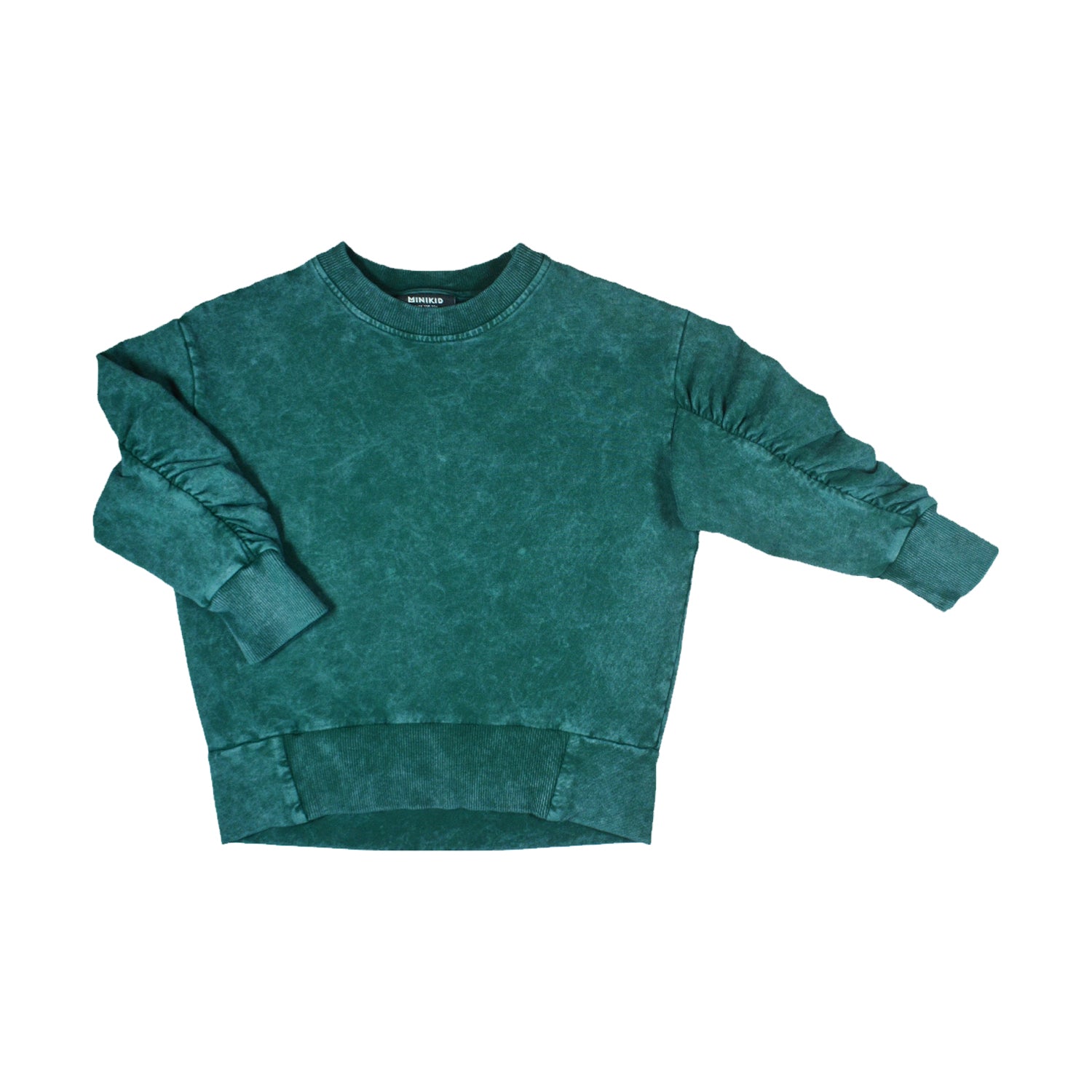 Minikid Puff Sweatshirt - Vintage Green