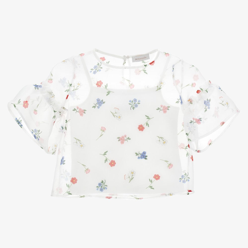 Print Top  - White