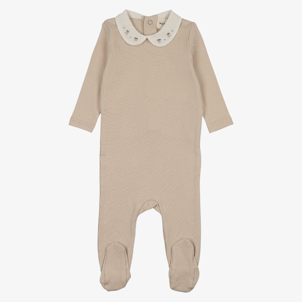 Collar Footie - Sand
