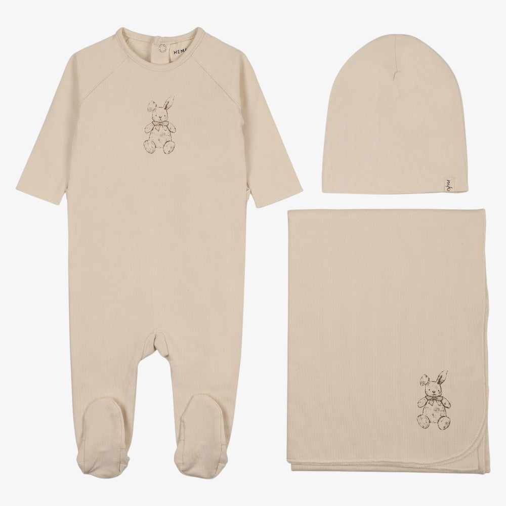 Vintage Bunny Take Me Home Set - Taupe