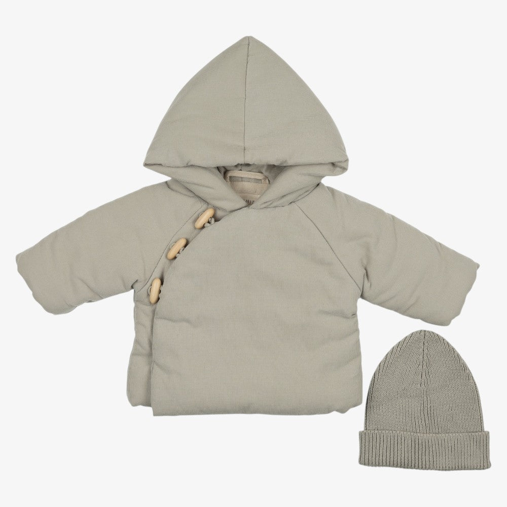 Corduroy Jacket And Hat - Blue