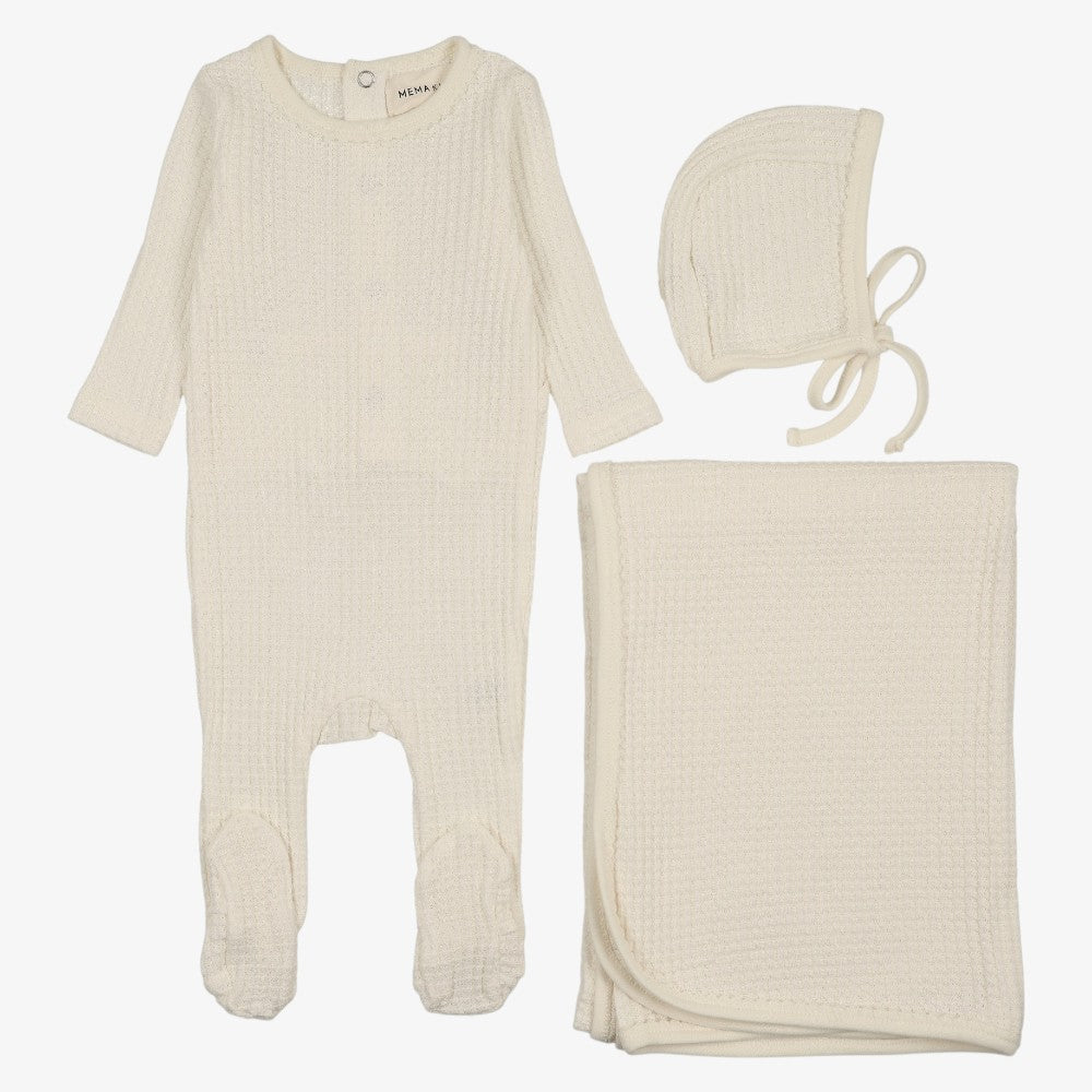 Honeycomb Take Me Home Set - Ivory &amp; Picot