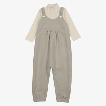 Corduroy Onesie And Overall - Hazy Blue