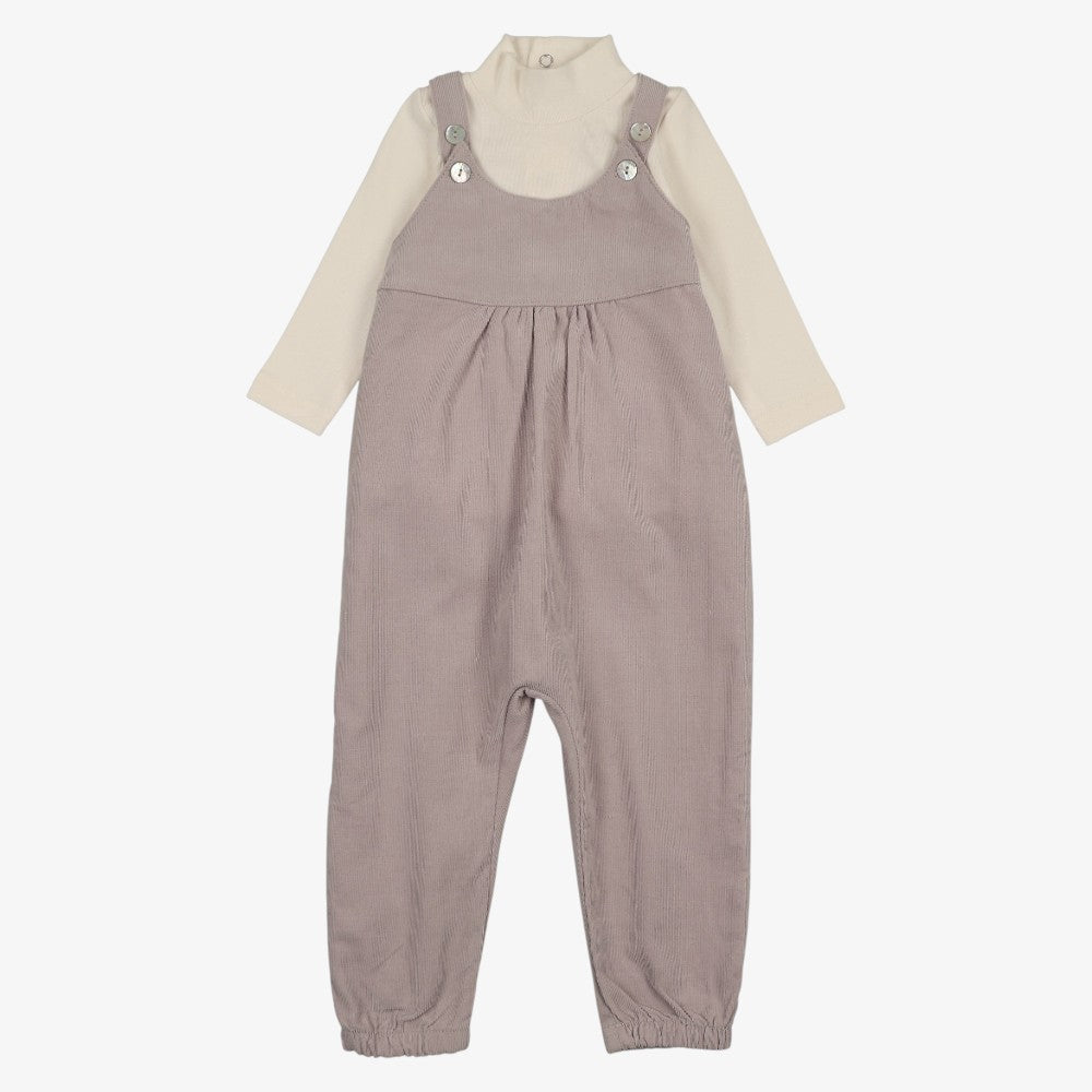 Corduroy Onesie And Overall - Lavendar