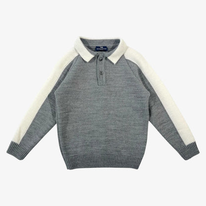 Polo - Cream &amp; Grey