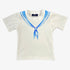 T-Shirt - White & Light Blue