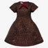 Jacquard Dress - Brown