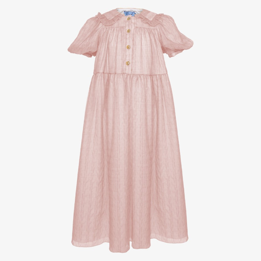 Voile Dress - Salmon