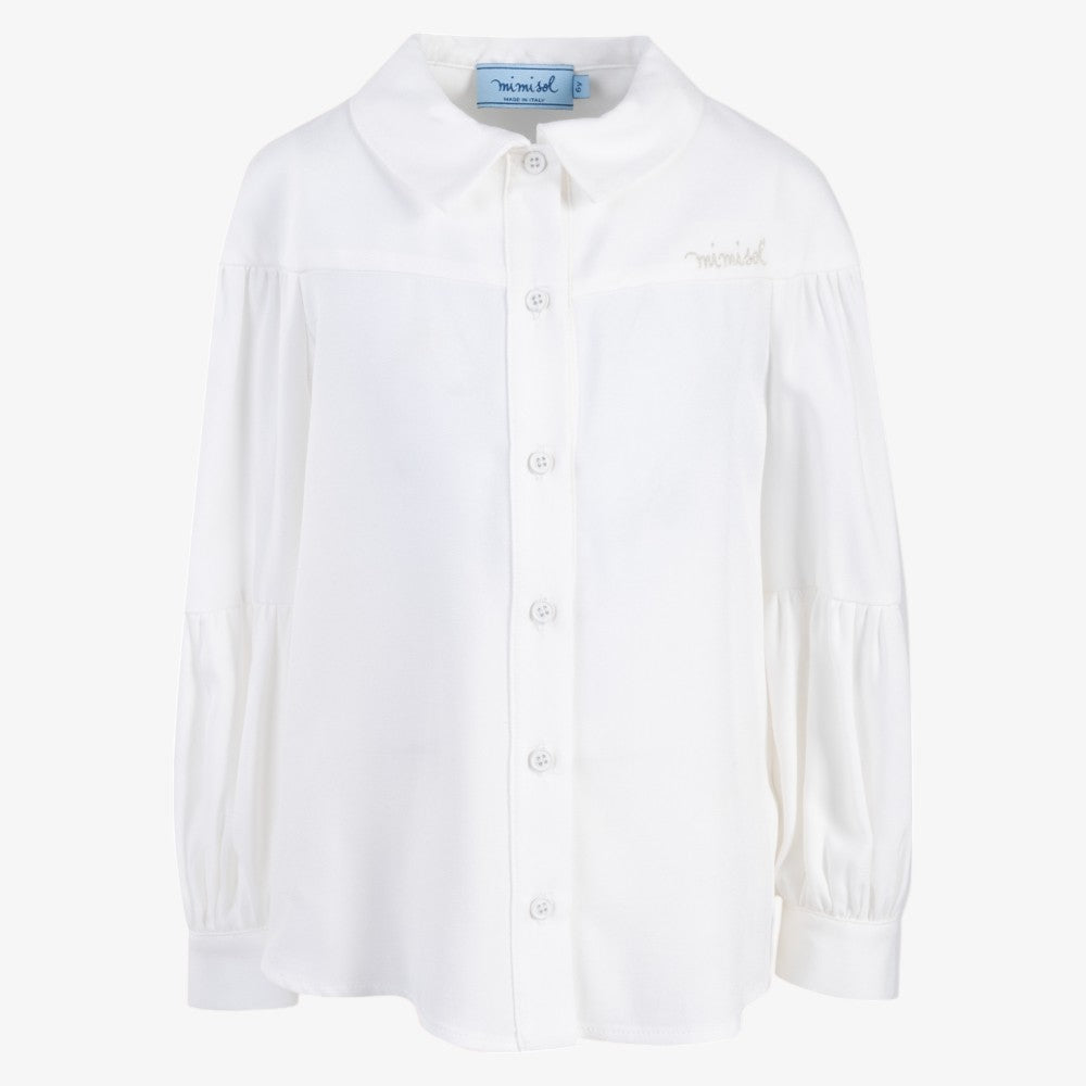 Twill Shirt - Cream &amp; Gold