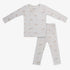 Ribbed Top And Pants - Blossom Oat