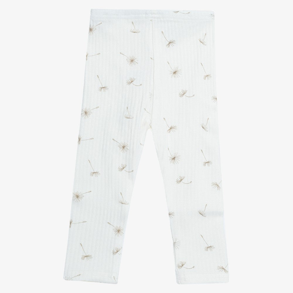 Ribbed Top And Pants - Wildflower Ivory