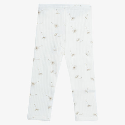 Ribbed Top And Pants - Wildflower Ivory