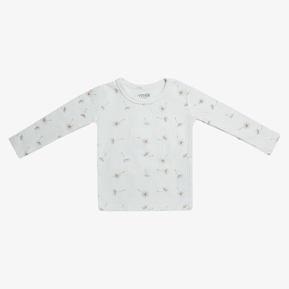 Ribbed Top And Pants - Wildflower Ivory