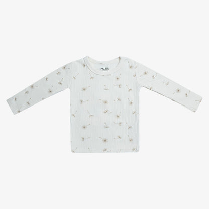 Ribbed Top And Pants - Wildflower Ivory