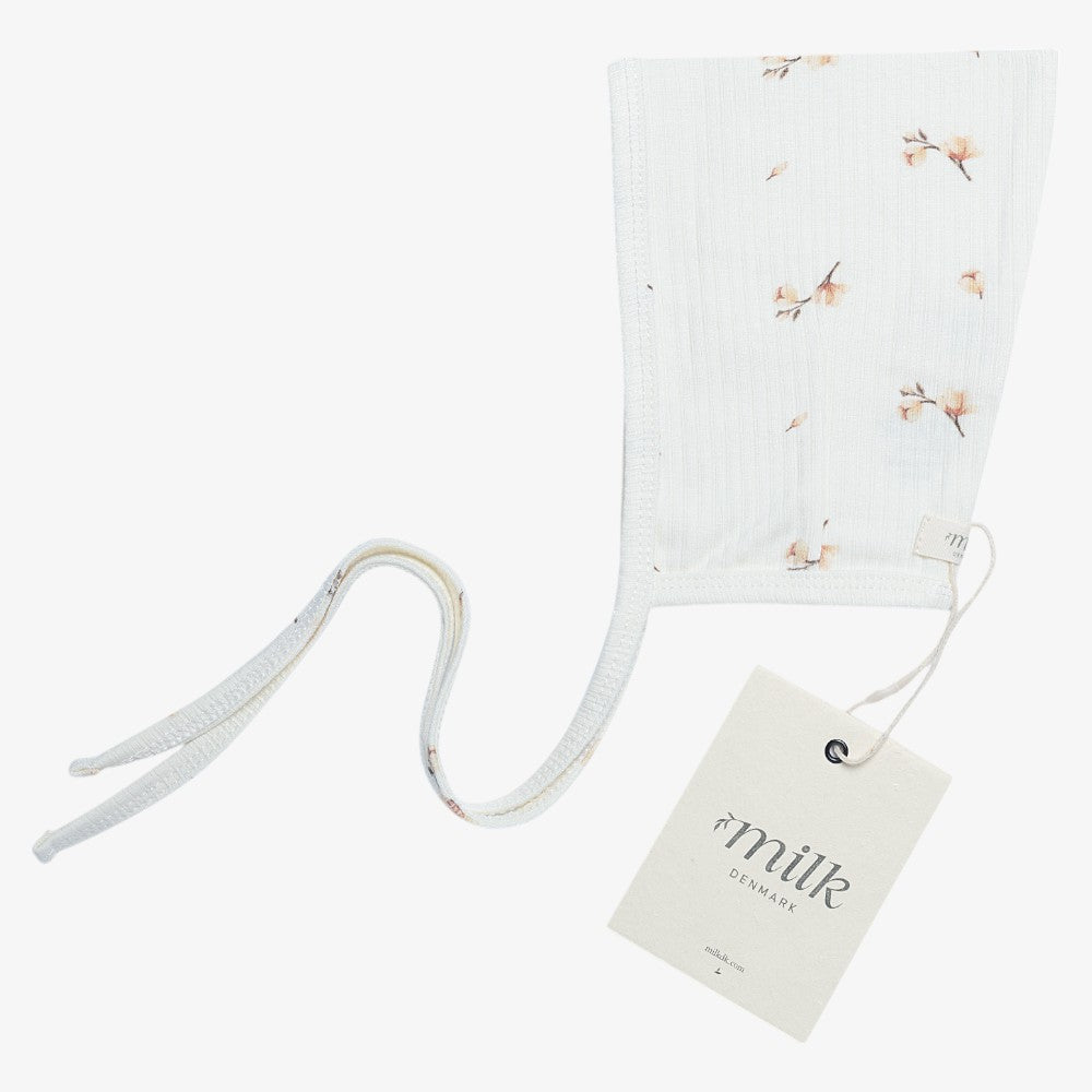 Wrap Footie And Bonnet - Blossom Ivory
