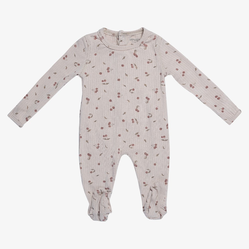 Print Footie - Cherry