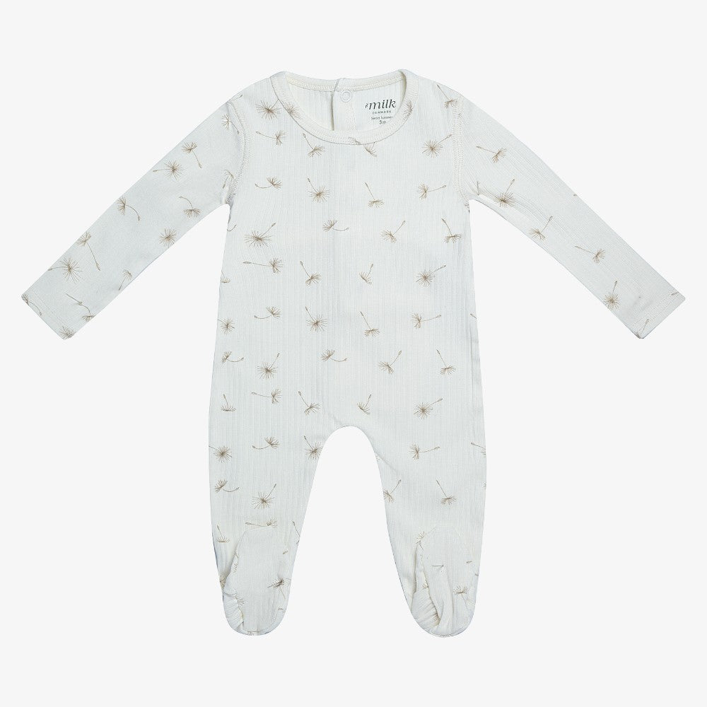 Print Footie - Wildflower Ivory