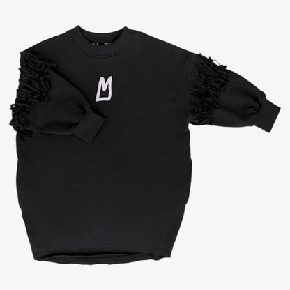 Fringe Dress - Black
