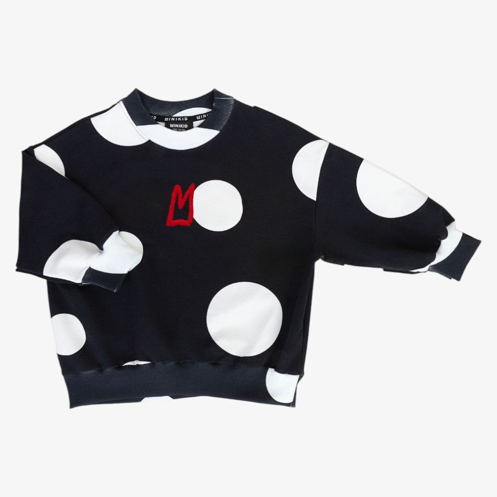 Dot Sweatshirt - Black