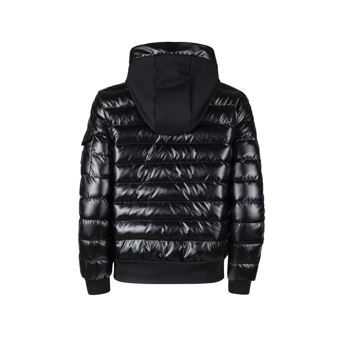 Knit Puffer - Black Fur/black Puff