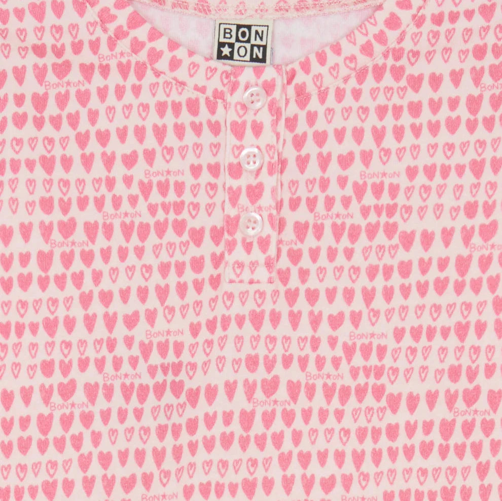 Printed Loungewear - Pink Heart