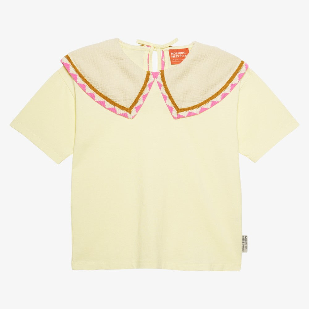 Barbara Collar Top - Yellow