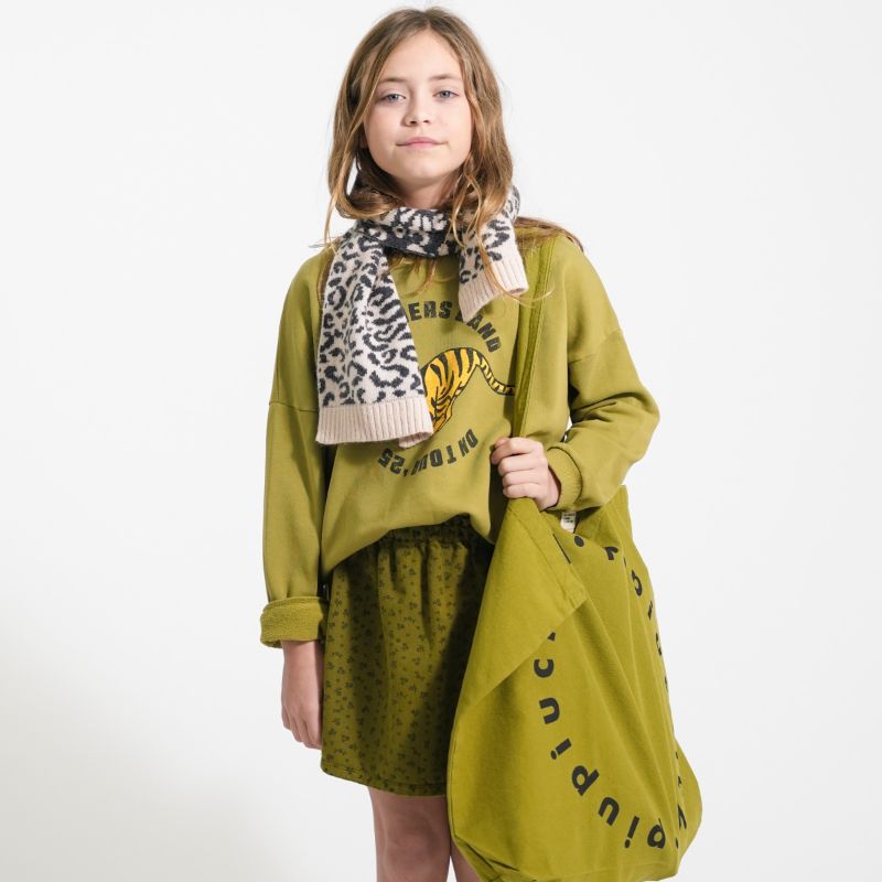 Flower Skirt - Khaki