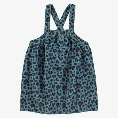 Animal Print Dress - Blue
